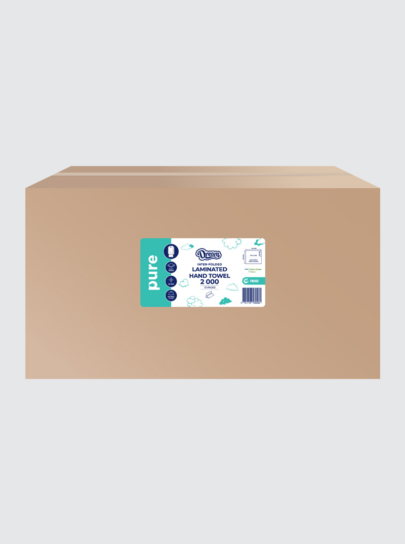 Laminated V-Fold Hand Towel 2 Ply (2000)